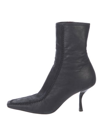 The Row Romy Leather Sock Boots