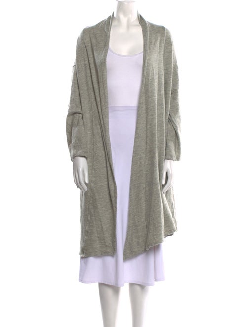 The Row Nylon Open Front Sweater