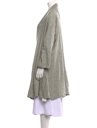 The Row Nylon Open Front Sweater