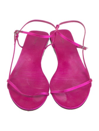 The Row Satin Sandals