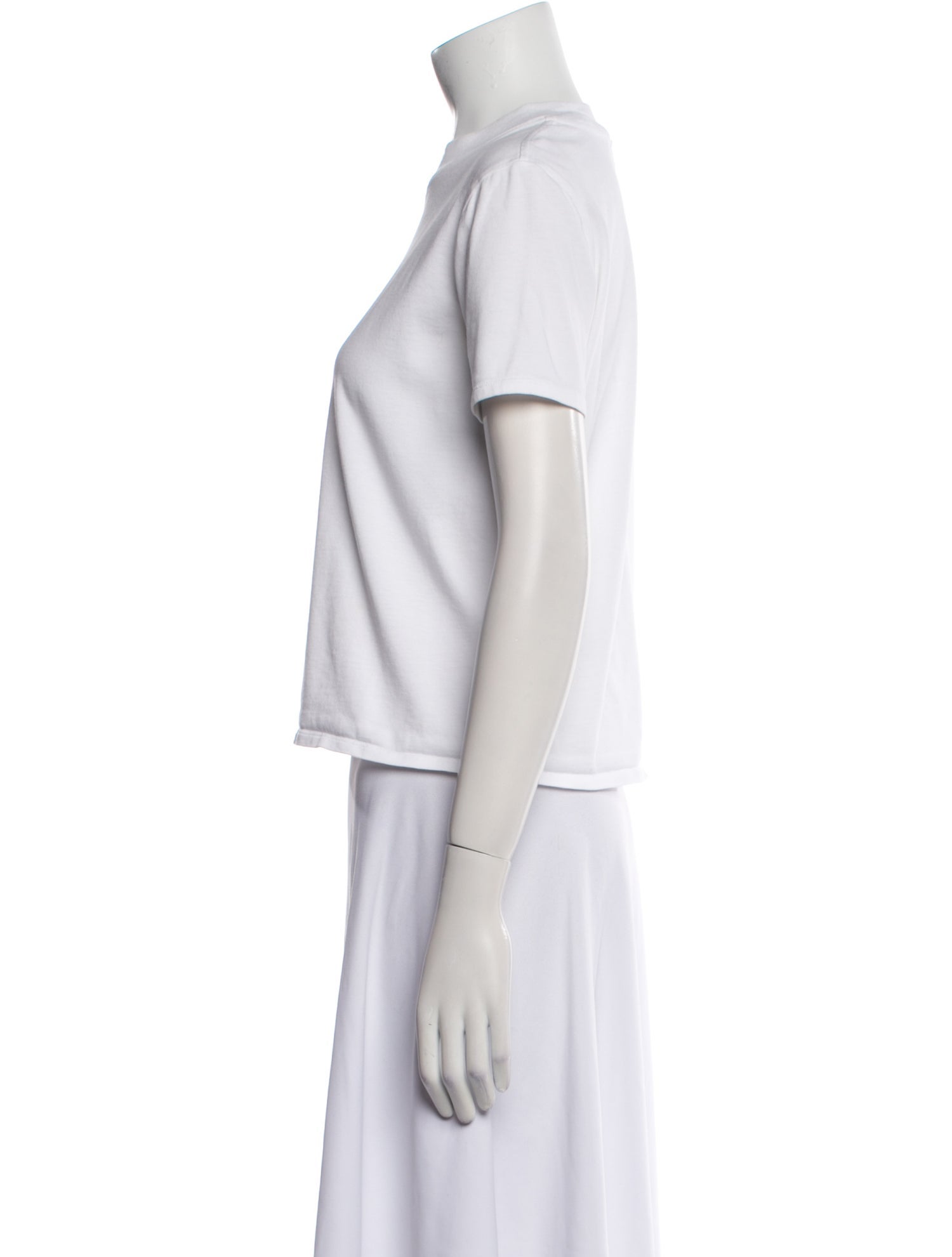 The Row Mock Neck Short Sleeve T-Shirt