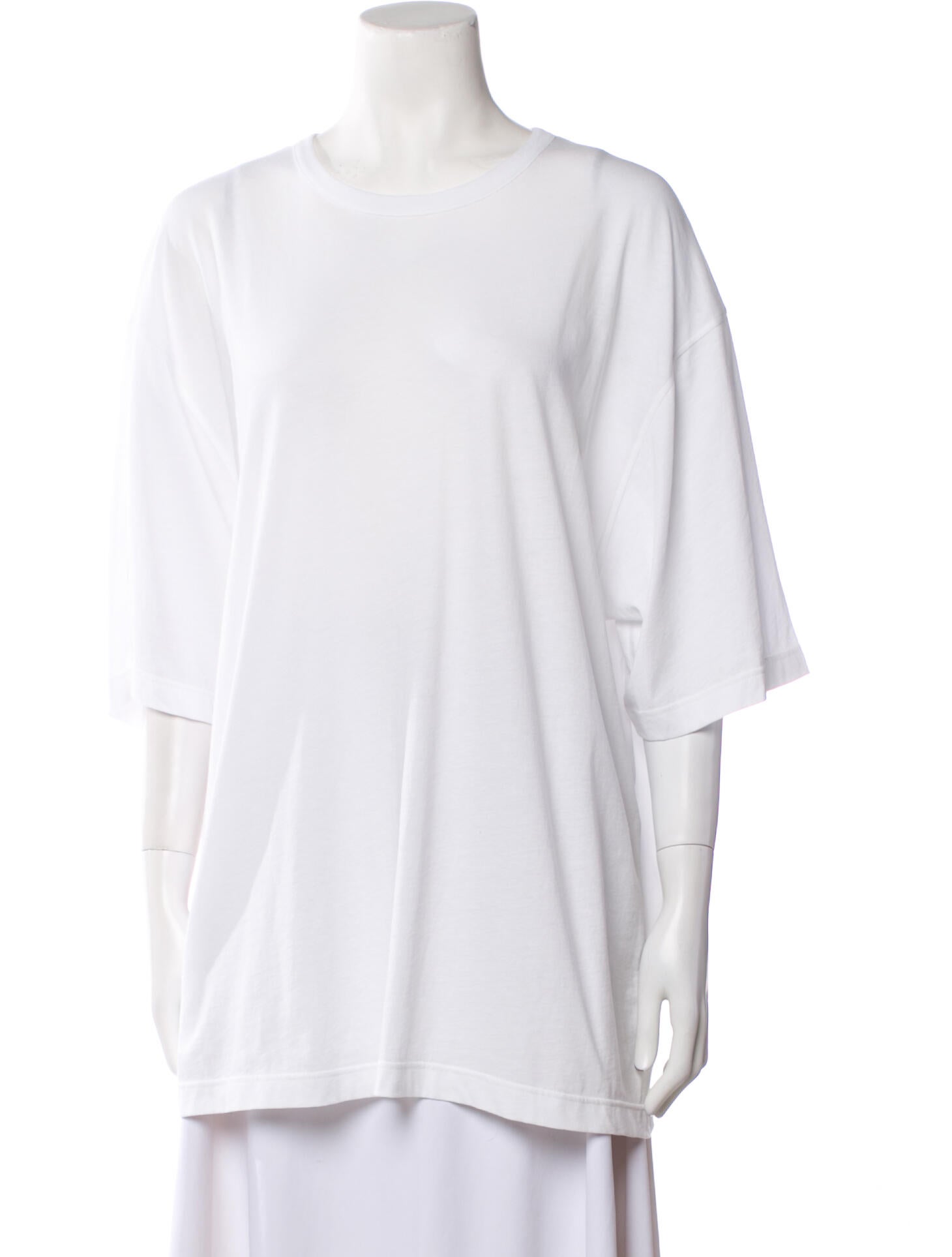 The Row Crew Neck Three-Quarter Sleeve T-Shirt