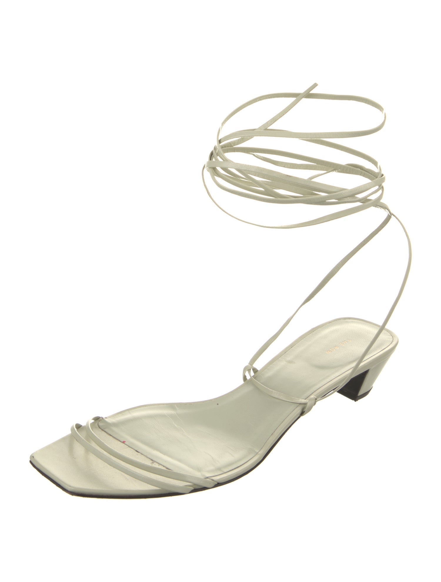 The Row Leather Slingback Sandals