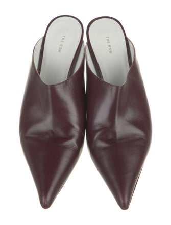 The Row Leather Mules