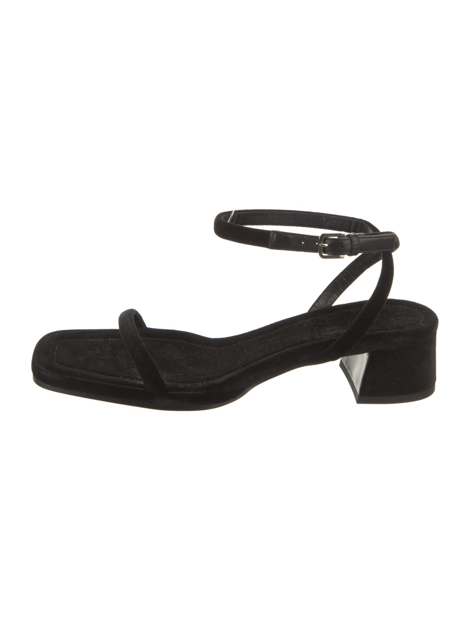 The Row Velvet Sandals