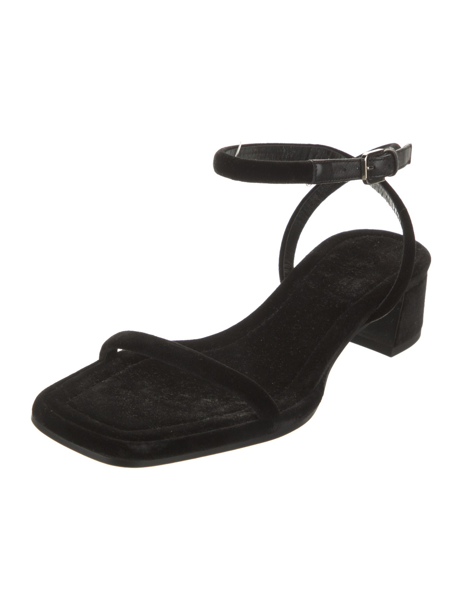 The Row Velvet Sandals