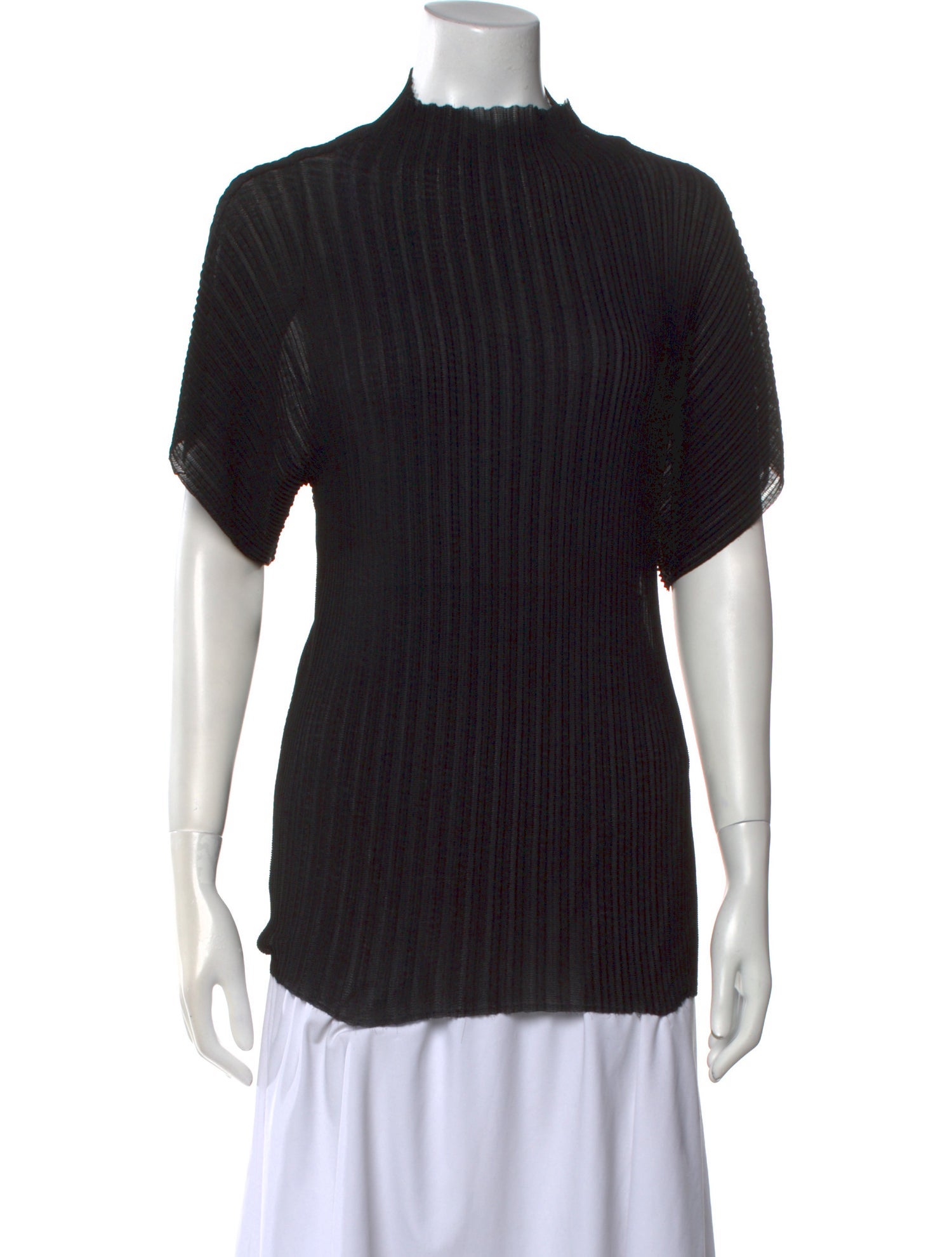 The Row Karolina Mock Neck Top