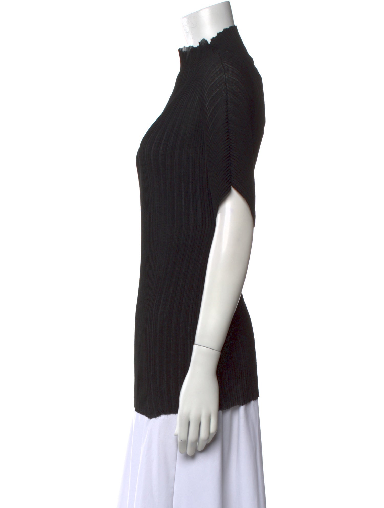 The Row Karolina Mock Neck Top