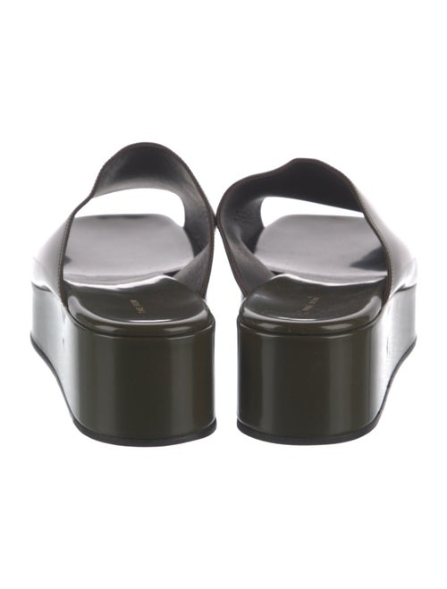 The Row Leather Slides