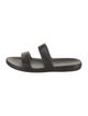 The Row Leather Slides