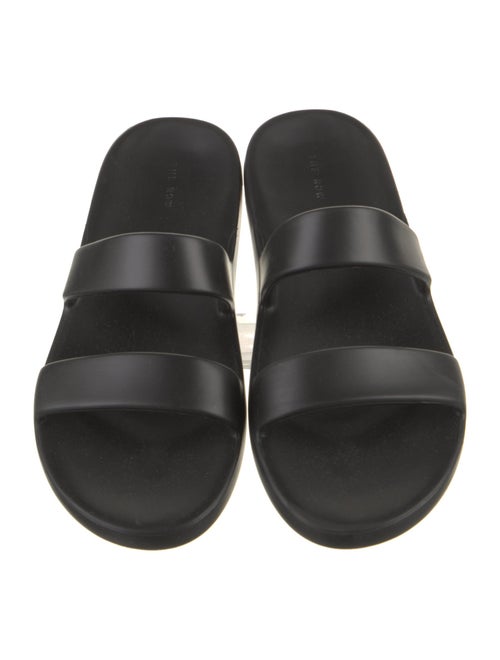 The Row Leather Slides