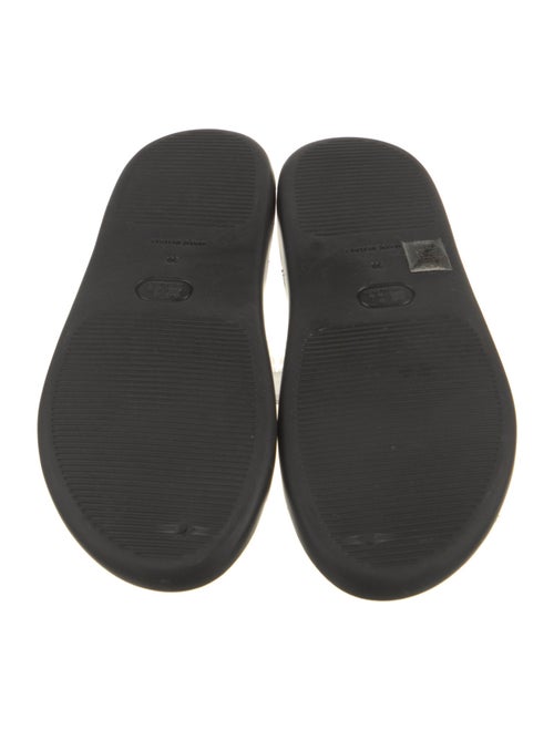 The Row Leather Slides