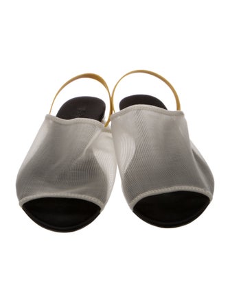 The Row Slingback Mesh Slingback Sandals