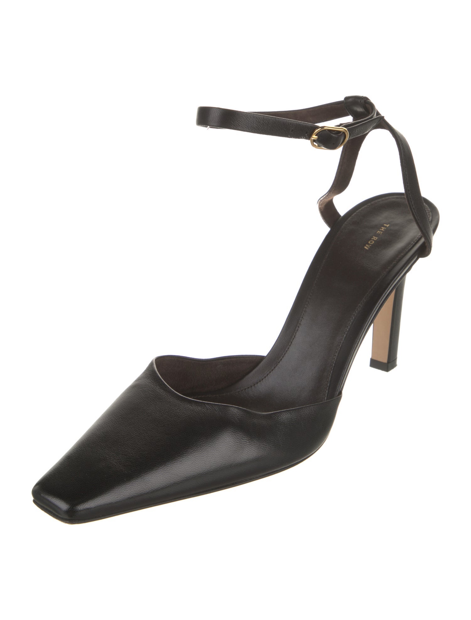 The Row Carla Leather D'Orsay Pumps