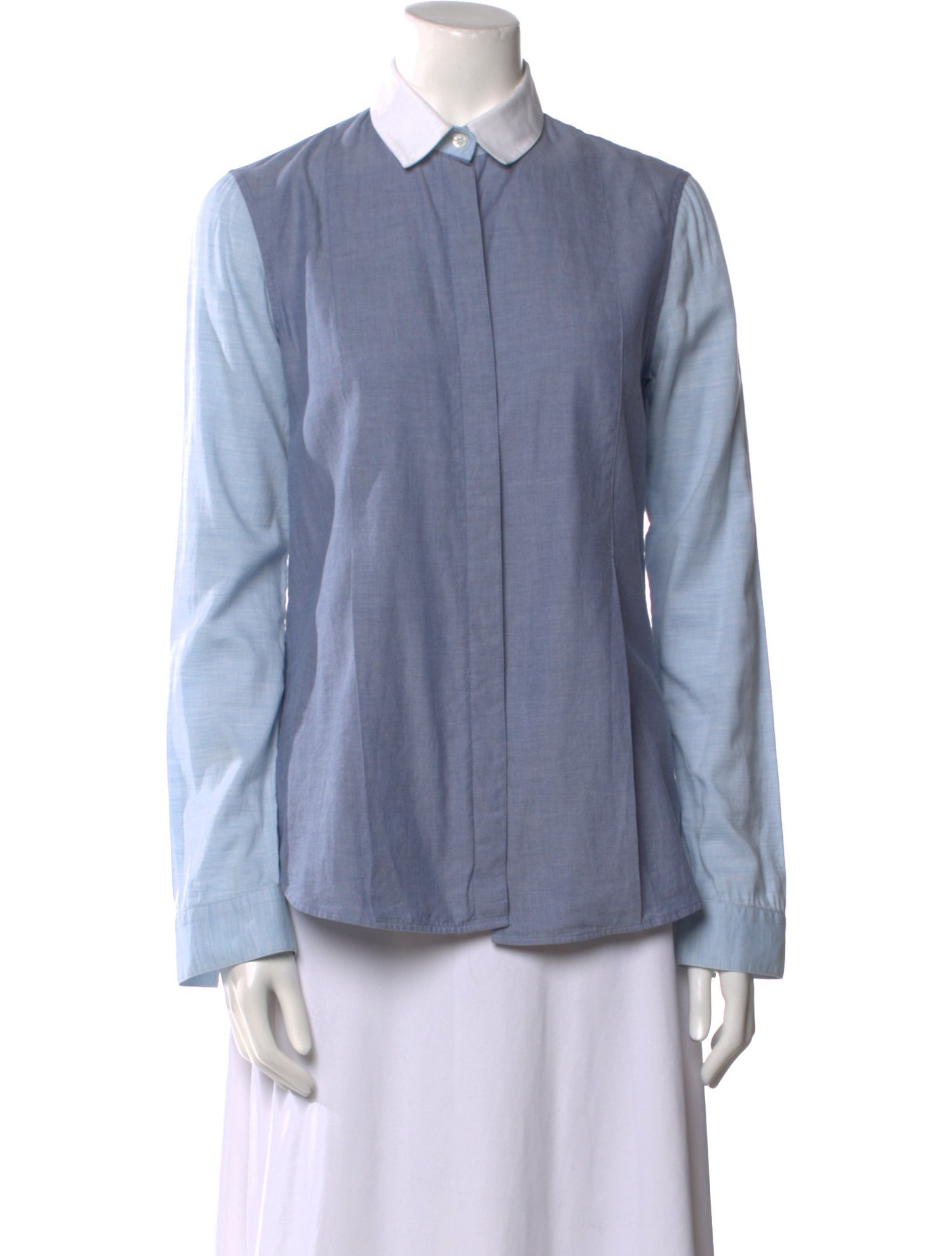 The Row Long Sleeve Button-Up Top
