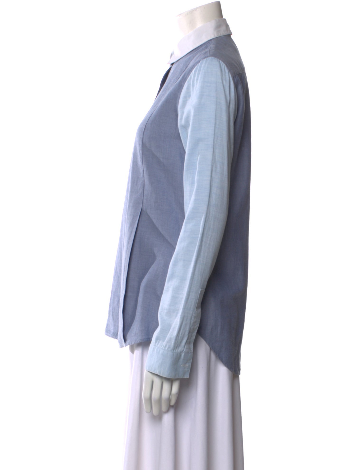 The Row Long Sleeve Button-Up Top