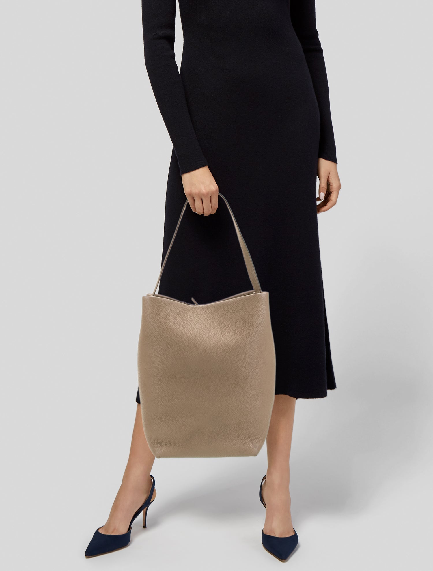 The Row Leather N/S Park Large