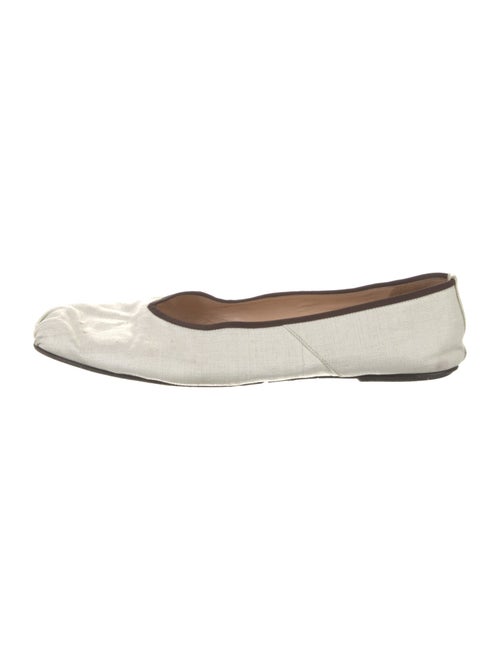 The Row Canvas Ballet Flats