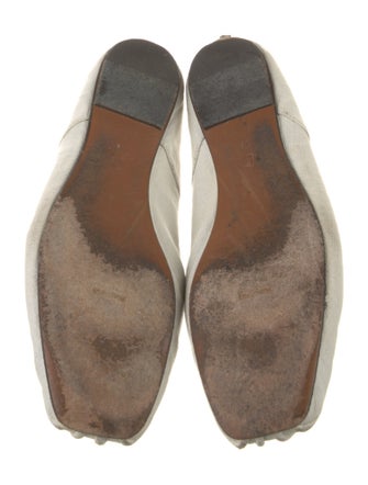 The Row Canvas Ballet Flats