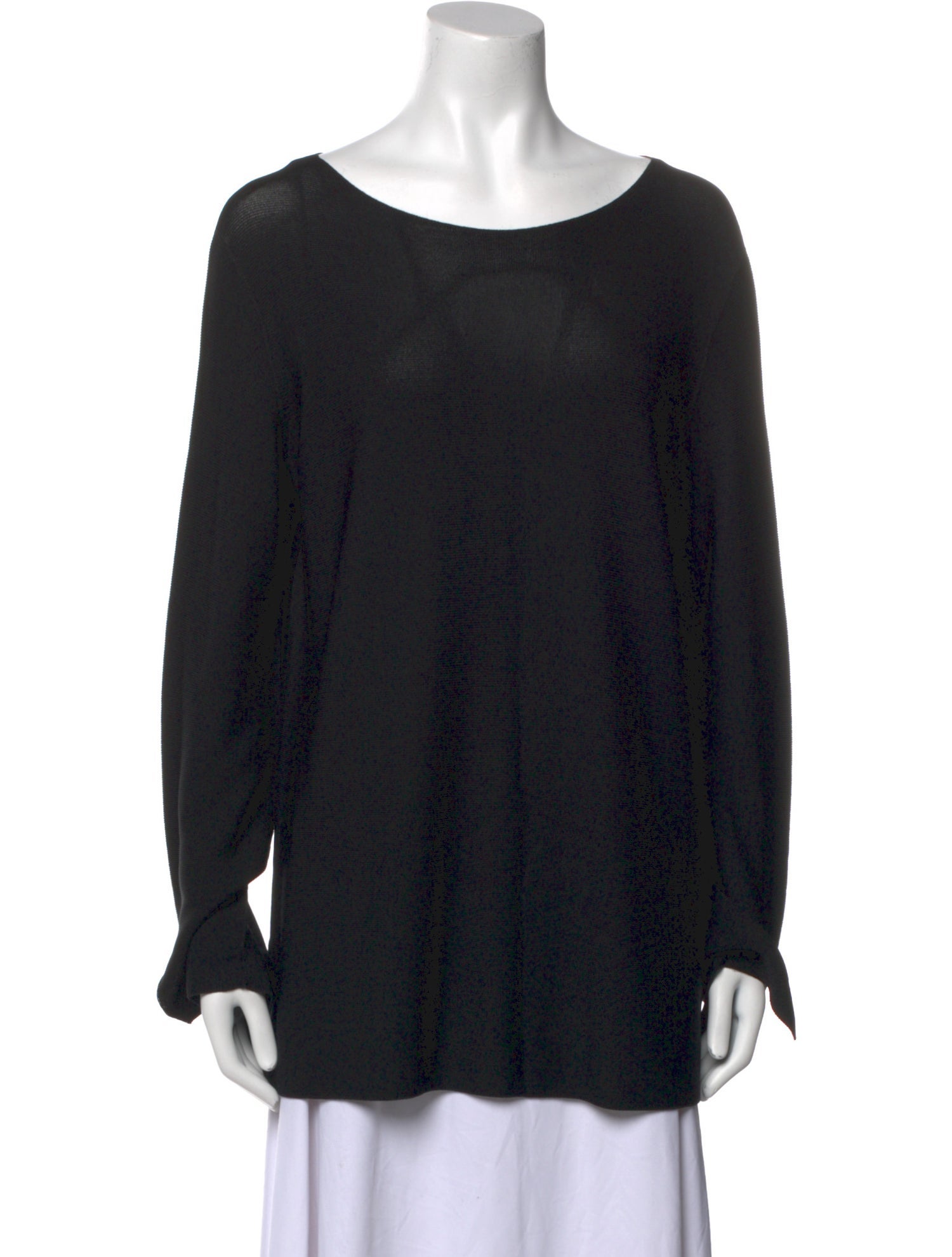 The Row Bateau Neckline Long Sleeve Tunic