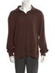 The Row Stafford Silk Polo Sweater