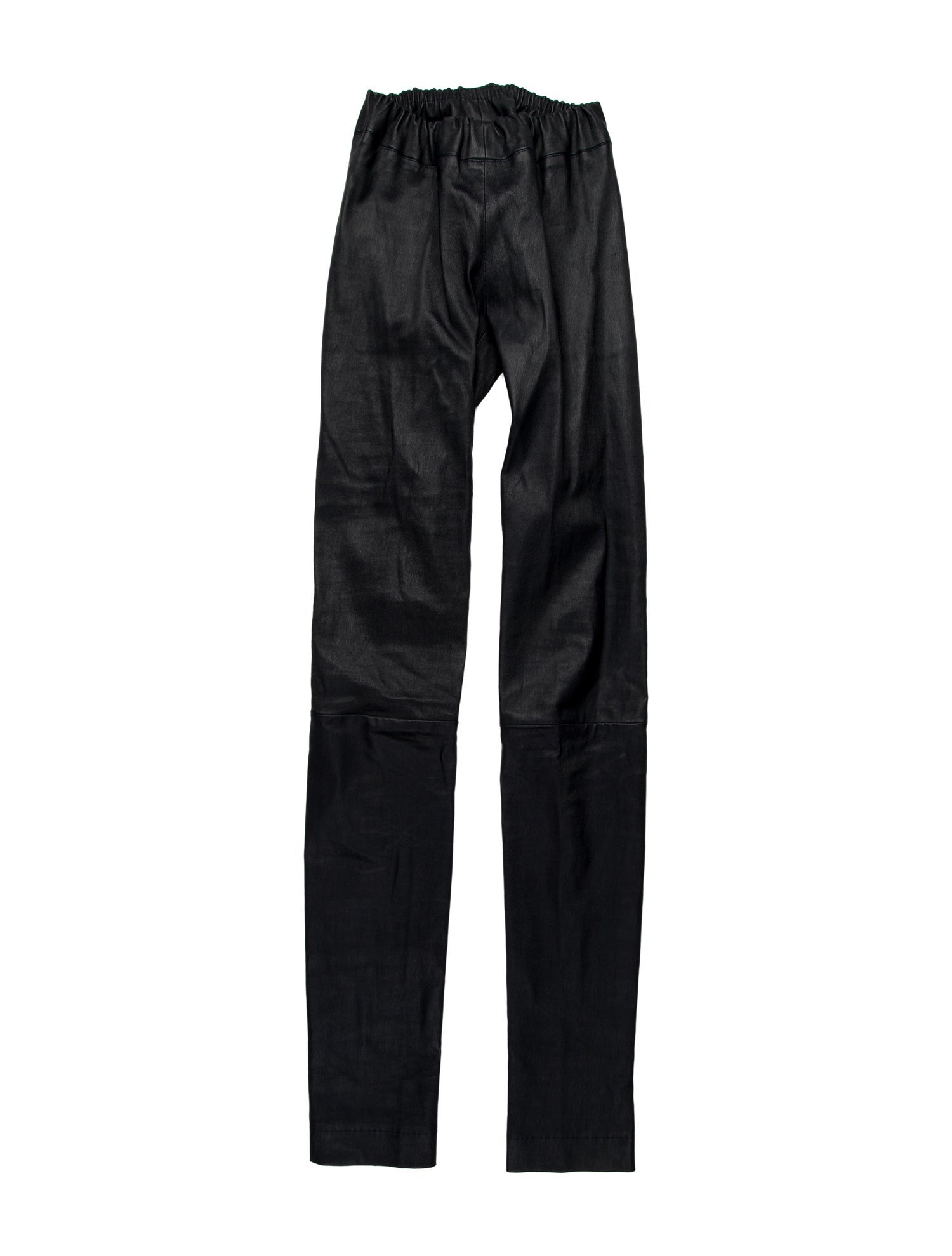 The Row Lambskin Straight Leg Pants