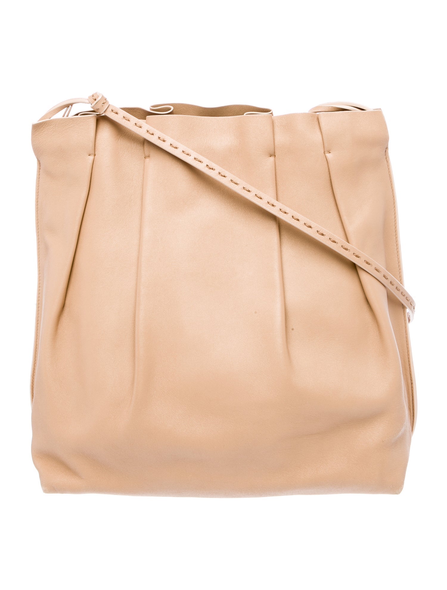 The Row Leather Shoulder Bag