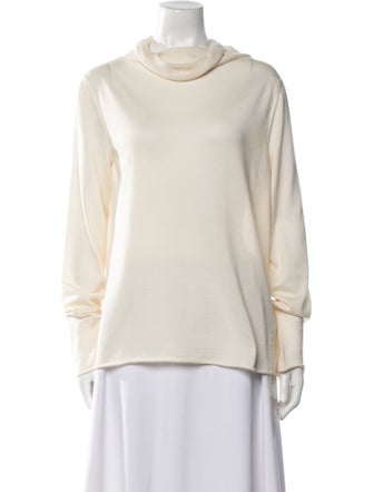 The Row Cashmere Cowl Neck Sweater