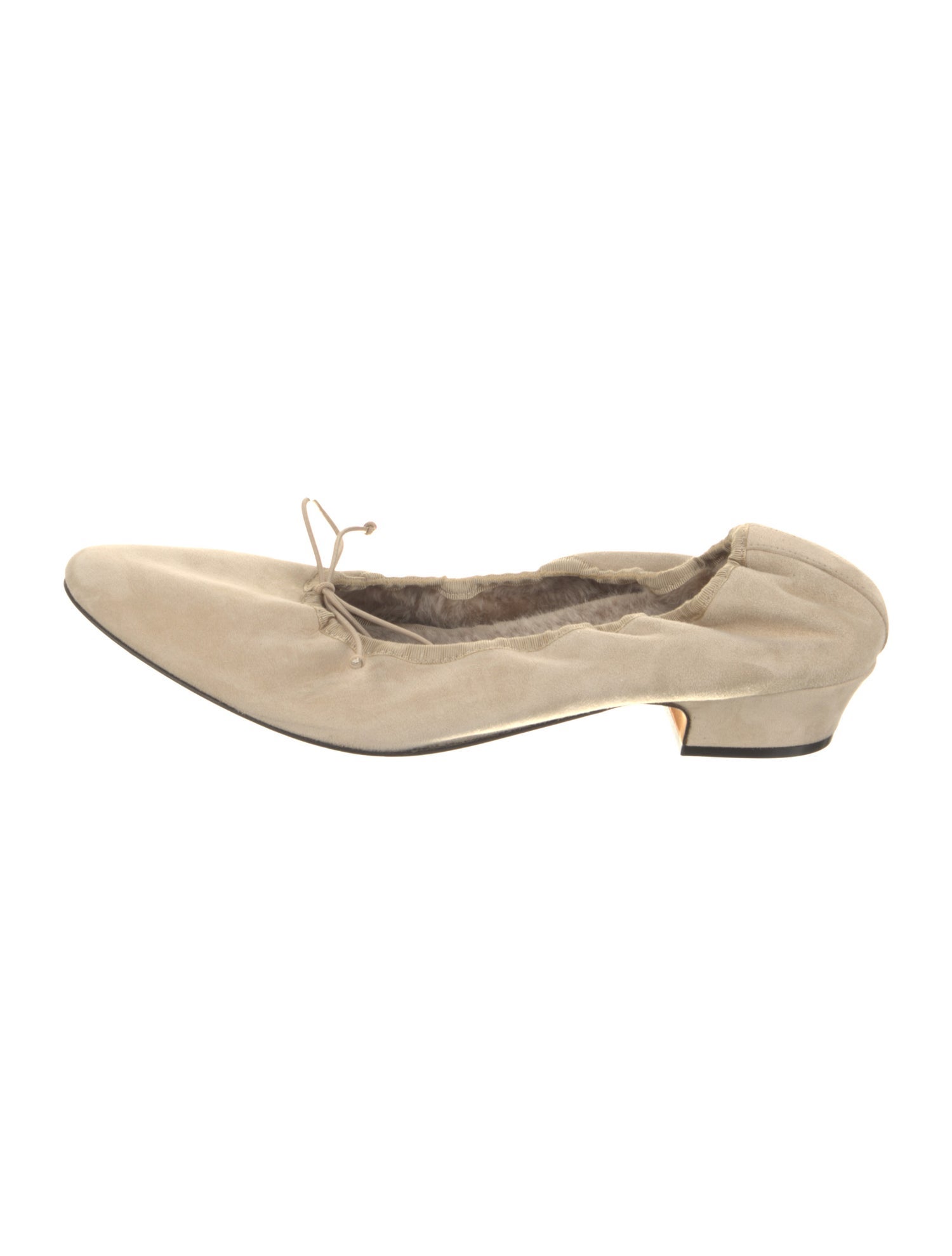 The Row awar heeled ballerina Suede Ballet Flats w/ Tags
