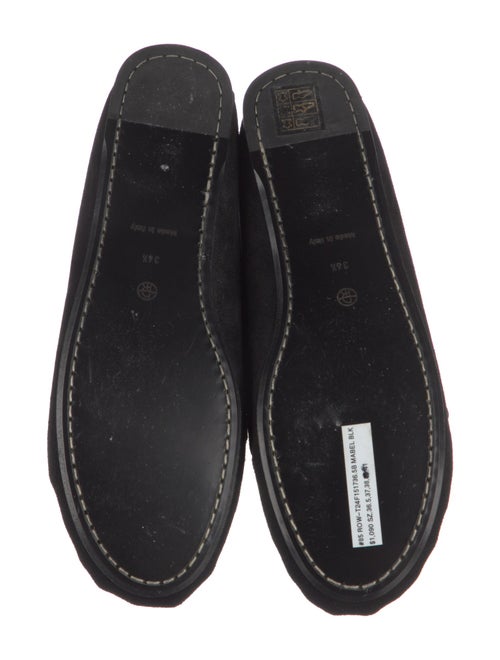 The Row Mabel Moccasins Suede Loafers
