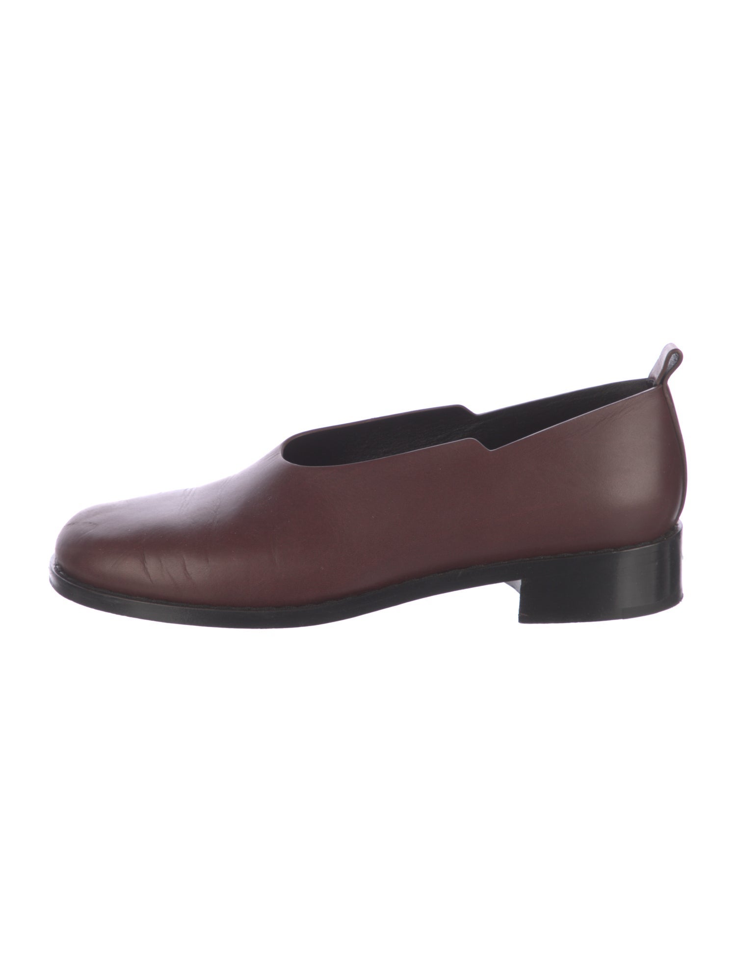 The Row Monceau Leather Ballet Flats