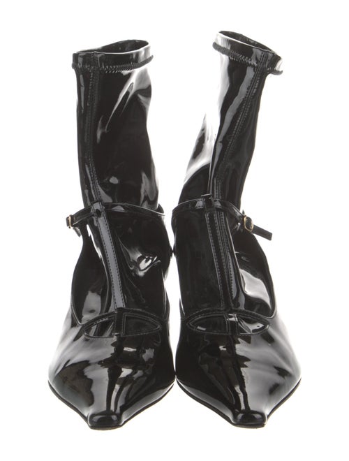 The Row Cyd 50 Patent Leather Sock Boots