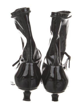 The Row Cyd 50 Patent Leather Sock Boots