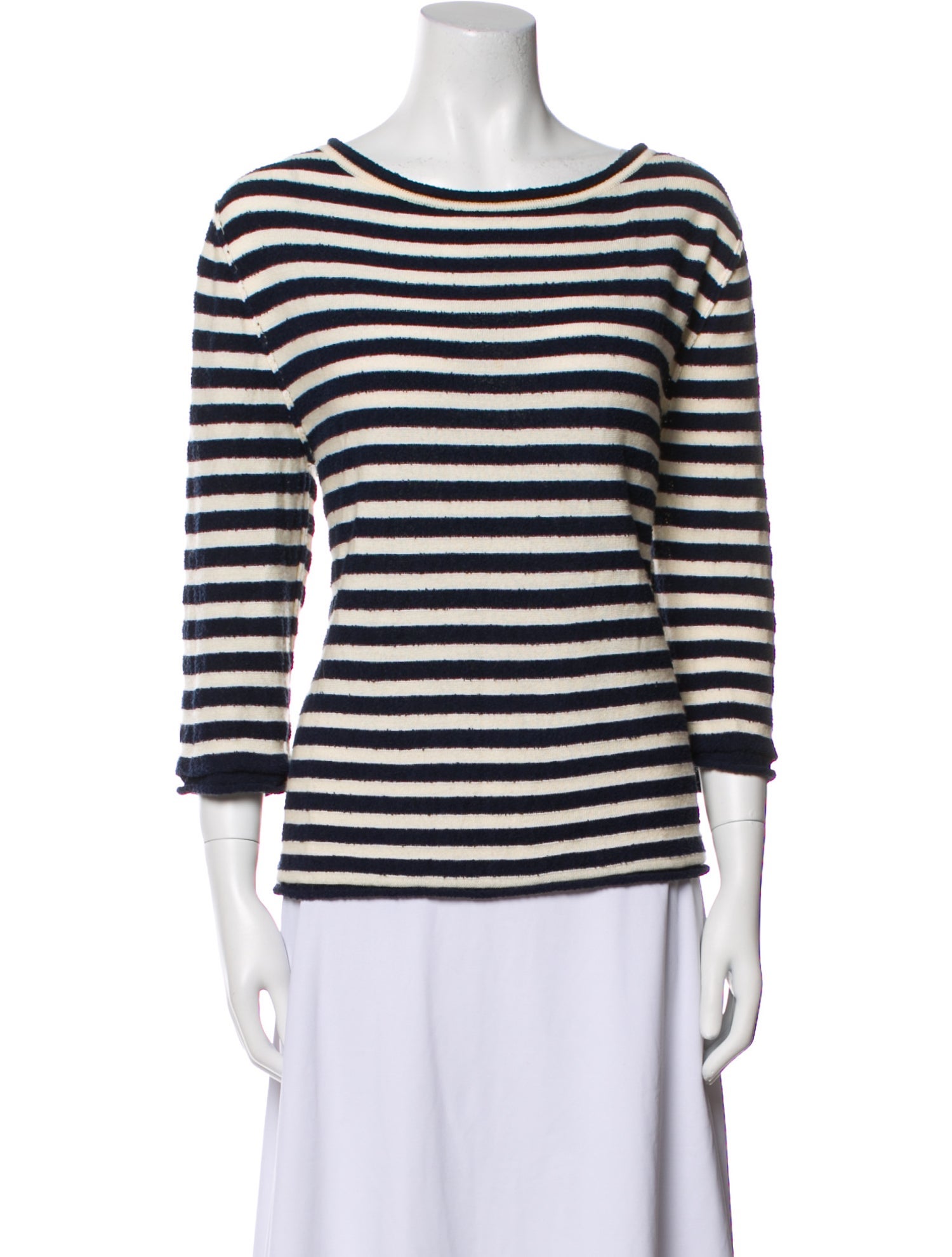 The Row Cashmere Striped Top