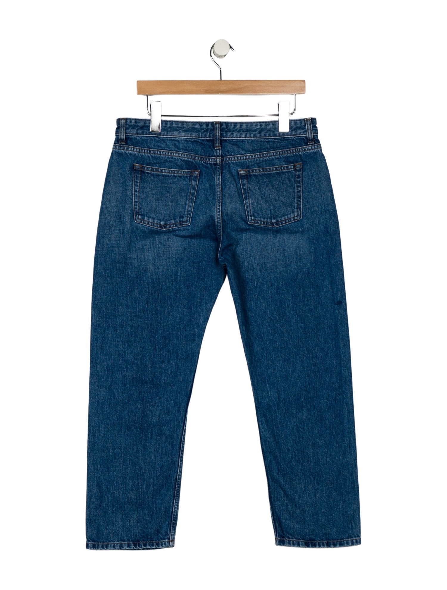 The Row Mid-Rise Straight Leg Jeans