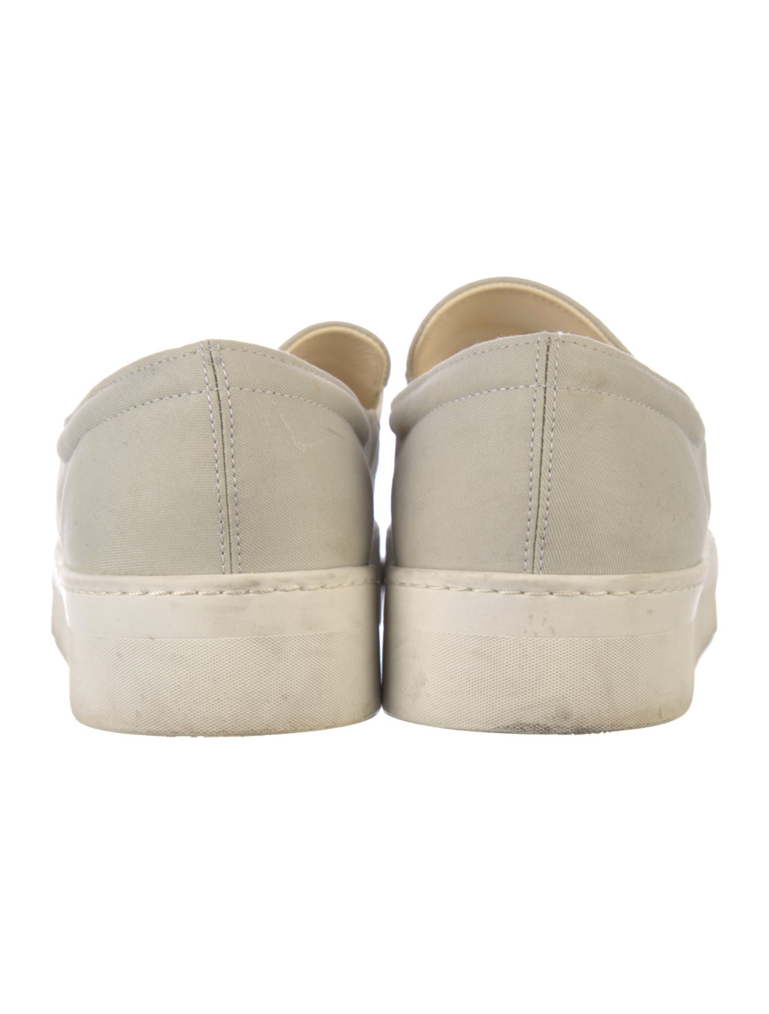 The Row Marie H Canvas Loafers