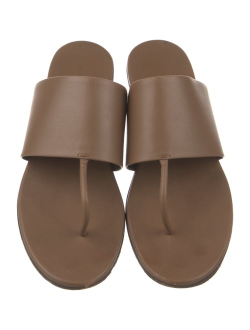 The Row Signum Leather Slides