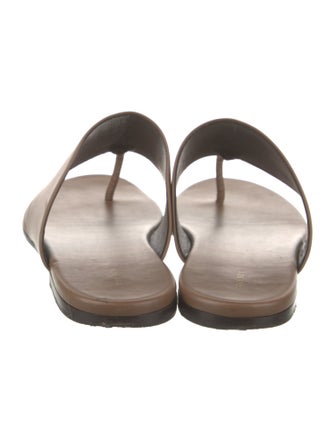 The Row Signum Leather Slides