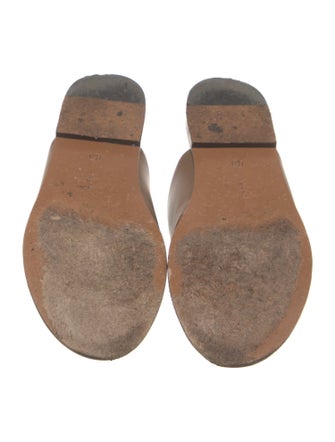 The Row Signum Leather Slides