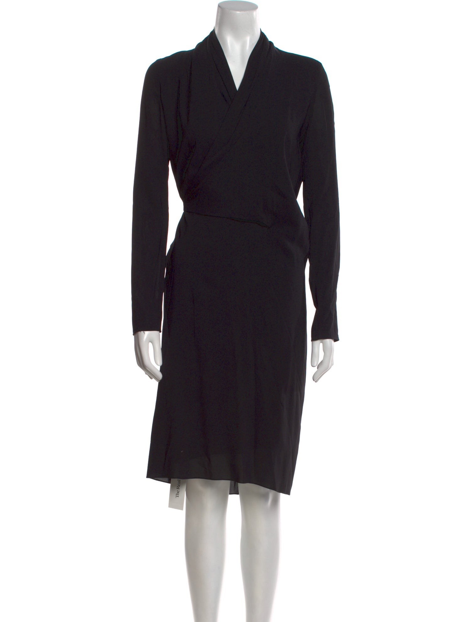 The Row V-Neck Midi Length Dress