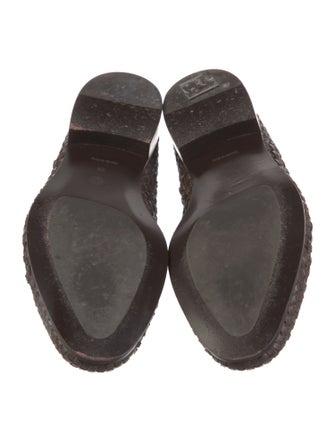 The Row Davis Leather Loafers