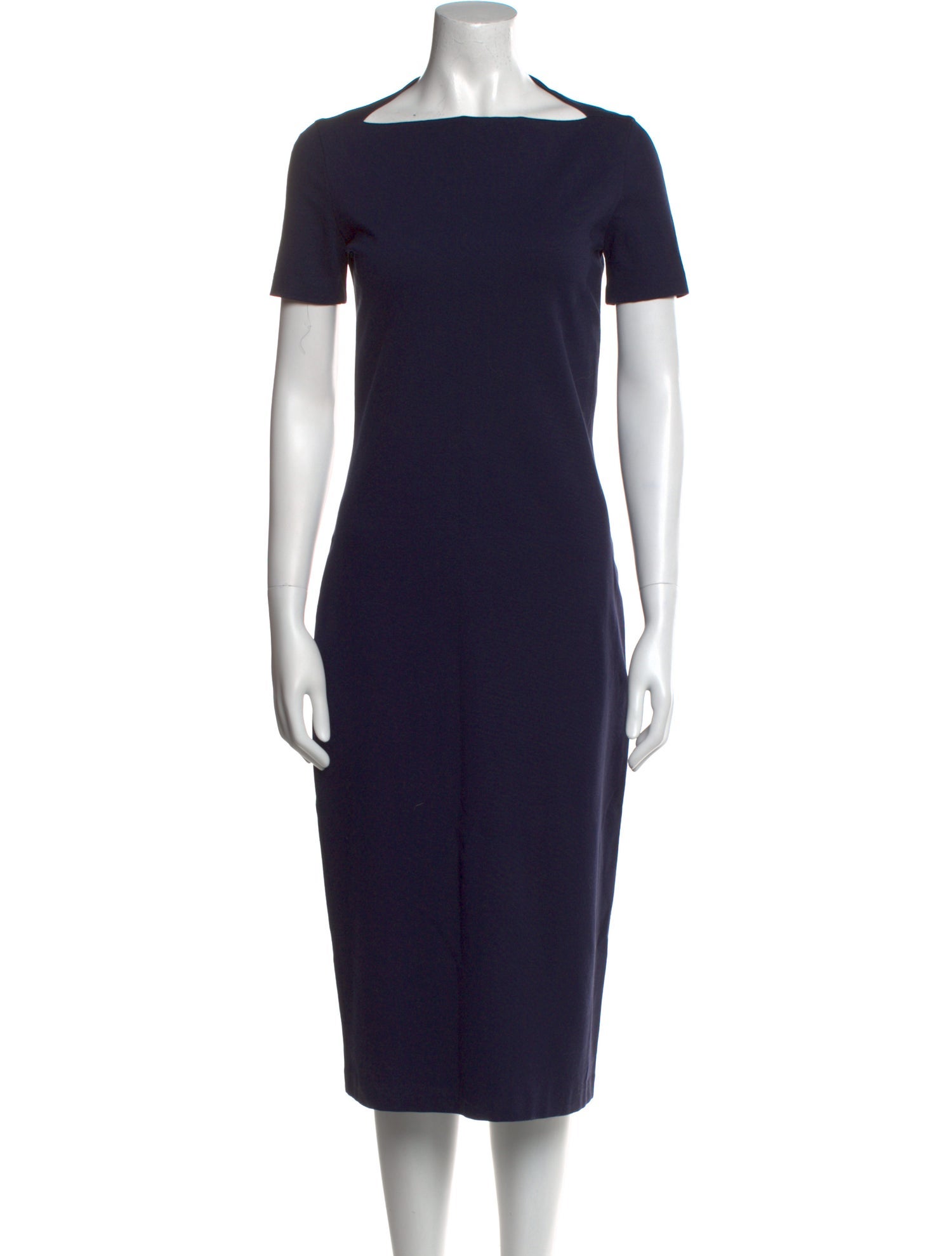 The Row Bateau Neckline Midi Length Dress