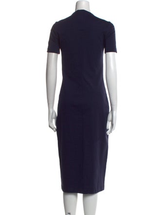 The Row Bateau Neckline Midi Length Dress