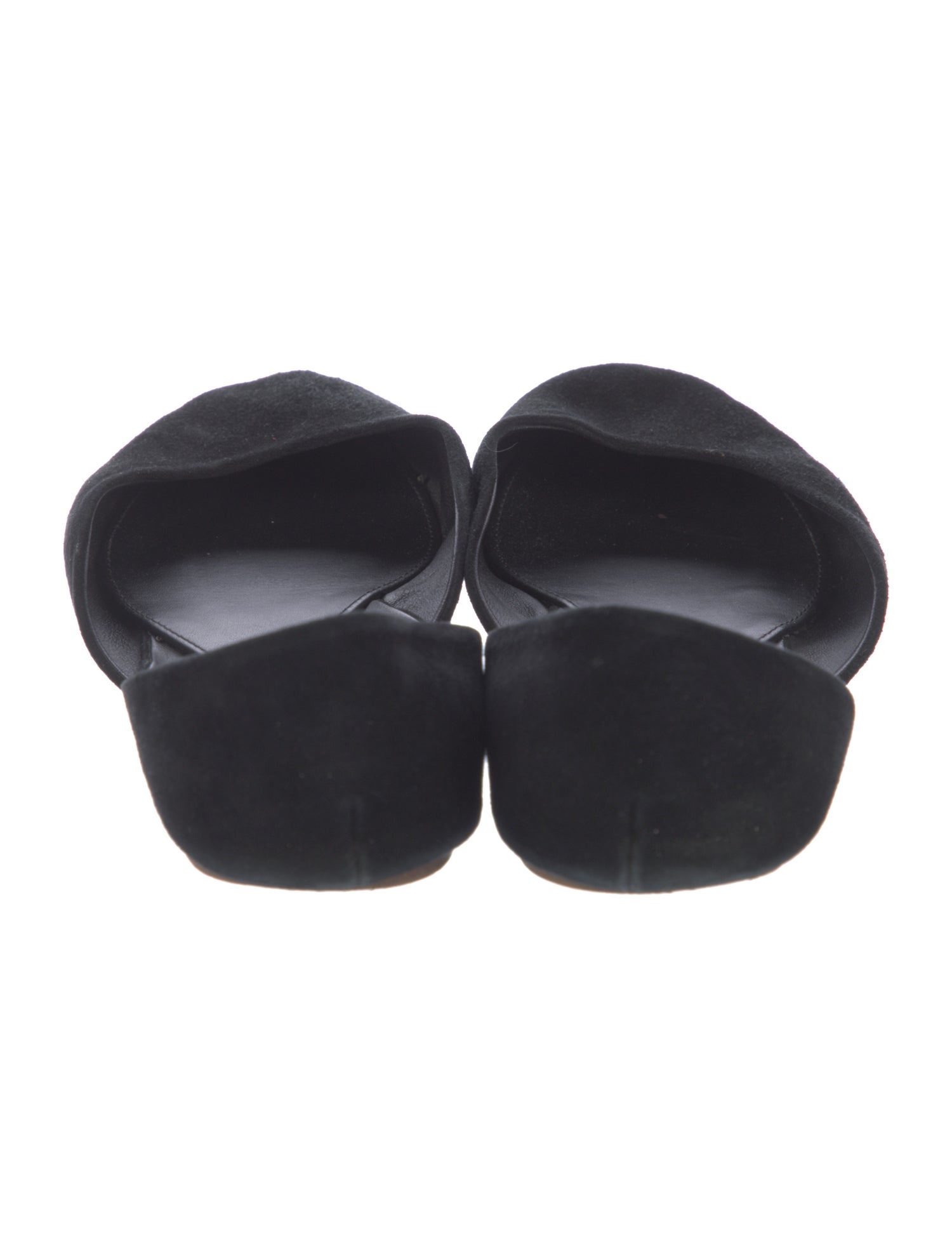 The Row Gemma Suede D'Orsay Flats