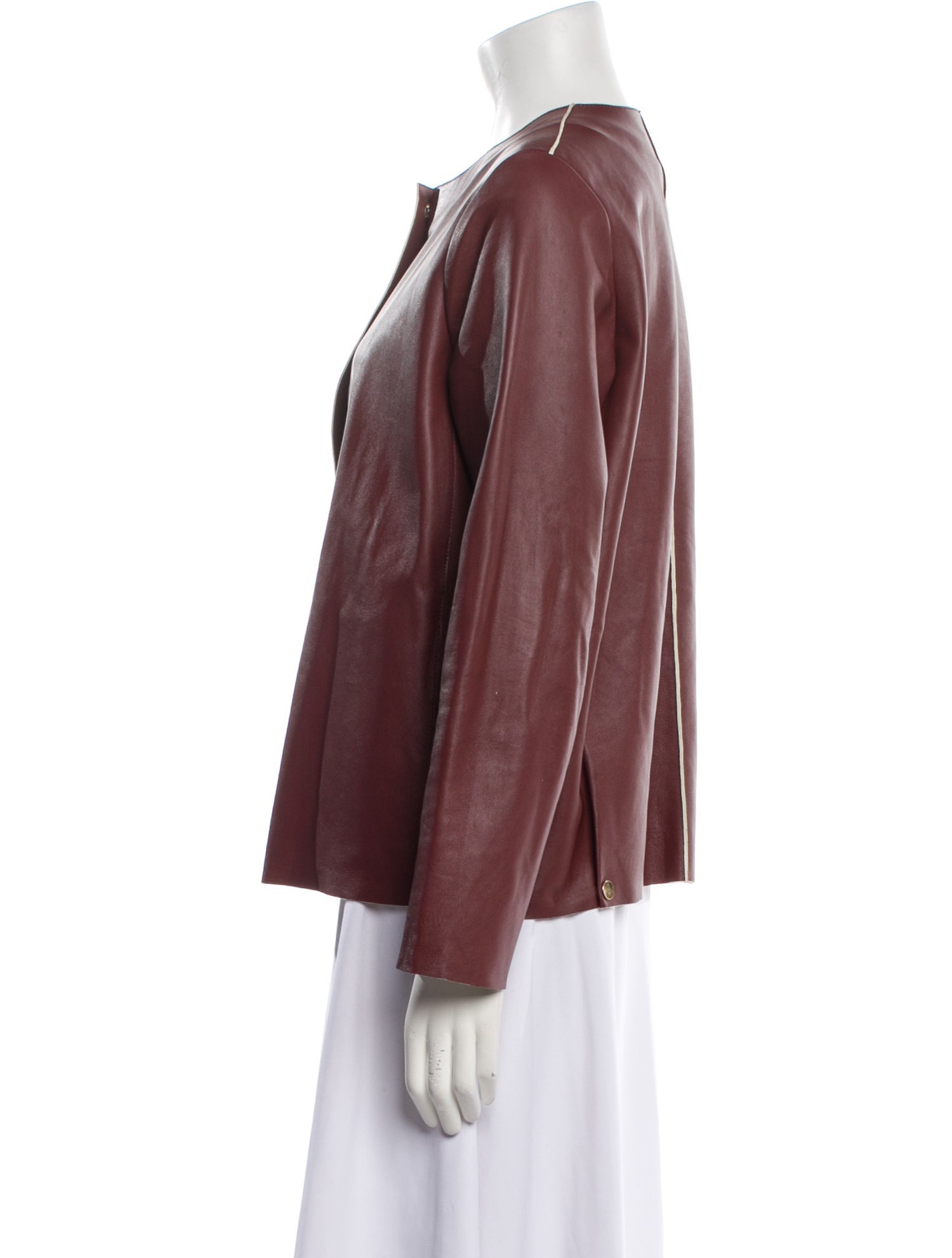 The Row Leather Evening Jacket