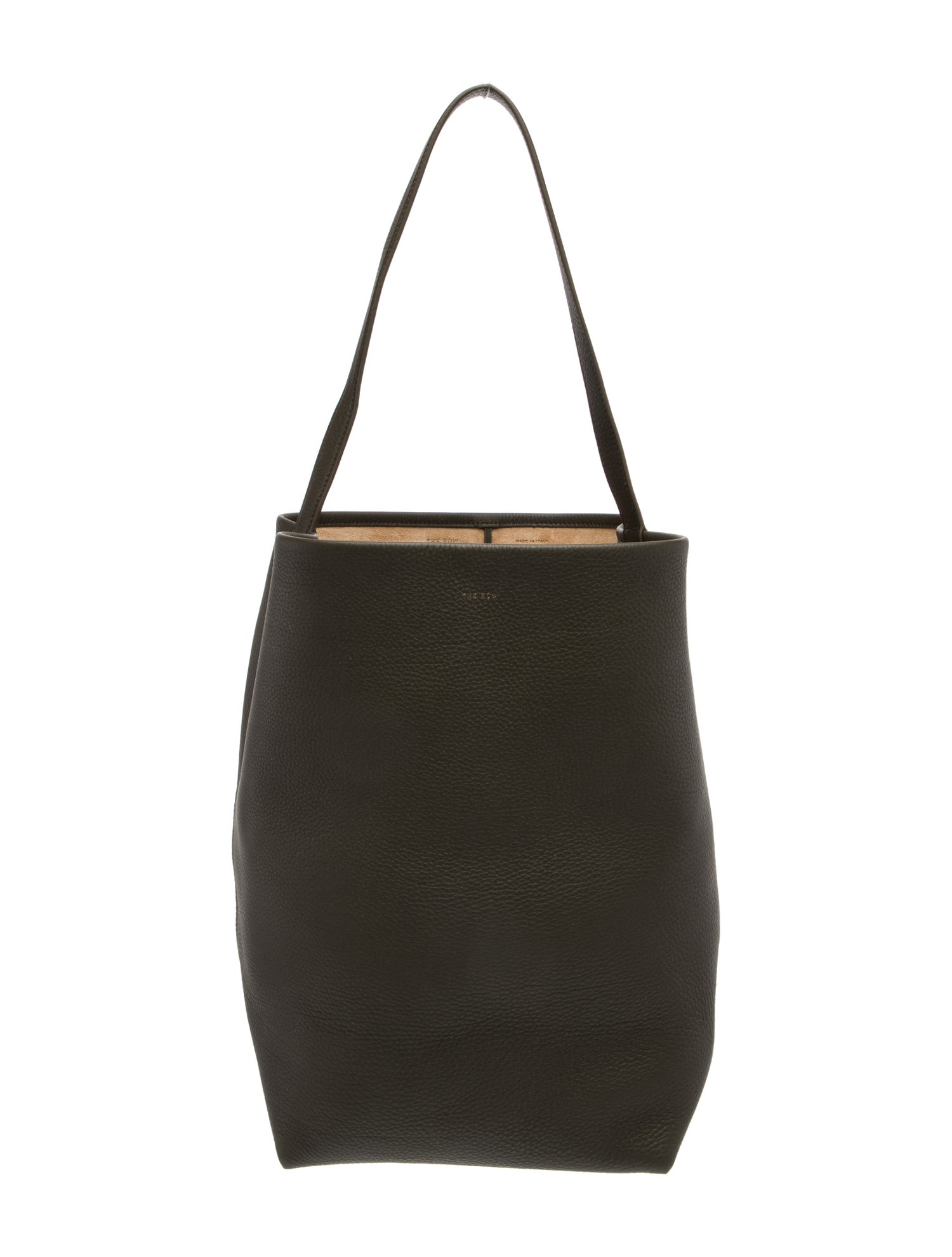 The Row Leather N/S Park Medium