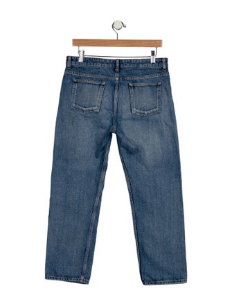 The Row Mid-Rise Straight Leg Jeans
