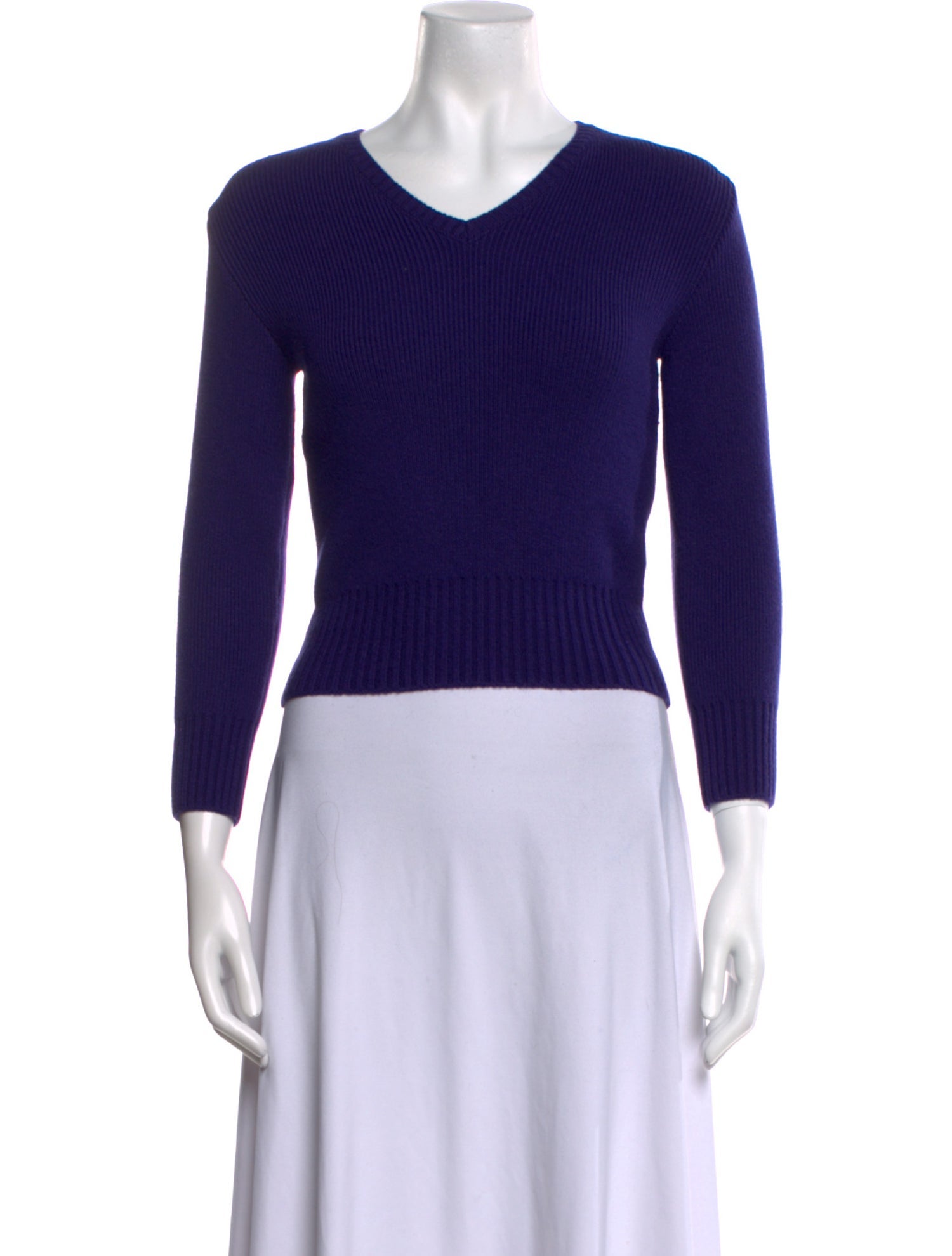 The Row Cashmere V-Neck Sweater