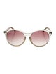 The Row Round Gradient Sunglasses