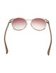 The Row Round Gradient Sunglasses